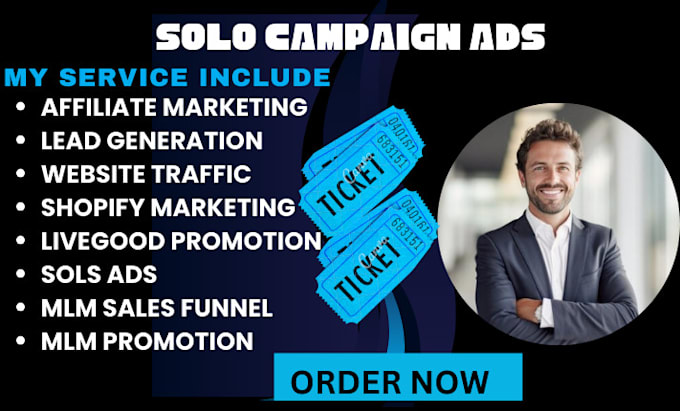 Gig Preview - Do mlm promotion, MLM leads, MLM sales funnel affiliate link promotion, solo ads