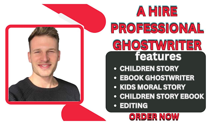 Gig Preview - Children story book writer, ebook ghostwriter, kids moral story, children ebook