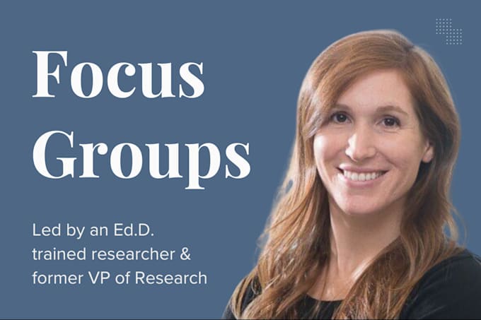 Gig Preview - Conduct a focus group to understand your audience