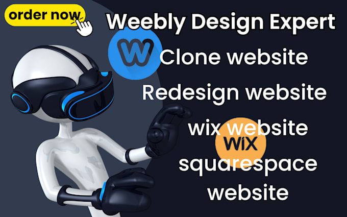 Gig Preview - Design weebly website, redesign weebly website, squarespace weebly website, wix