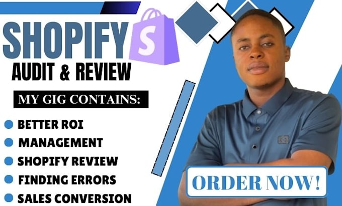 Gig Preview - Review, audit, and streamline your shopify store to boost conversion