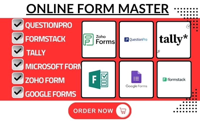 Gig Preview - Setup questionpro formstack microsoft forms tally zoho form jotform google form