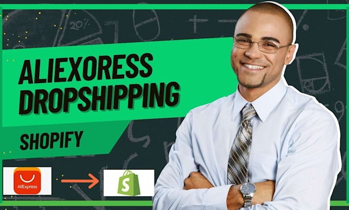 Gig Preview - Use aliexpress or cj dropshipping to create a shopify dropshipping store