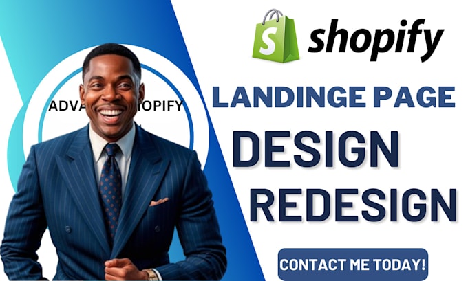 Gig Preview - Create shopify landing page, one product store by pagefly gempages shogun replo