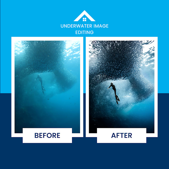 Gig Preview - Transform your underwater photos to make them vibrant