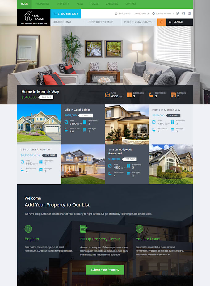 Gig Preview - Design real estate idx website, idx website in wix