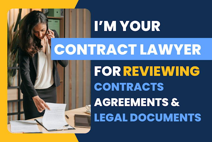 Gig Preview - Be your lawyer for agreements, contracts, legal documents, terms and conditions