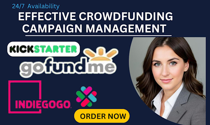 Bestseller - manage  and setup facebook ads for your kickstarter gofundme indiegogo campaign