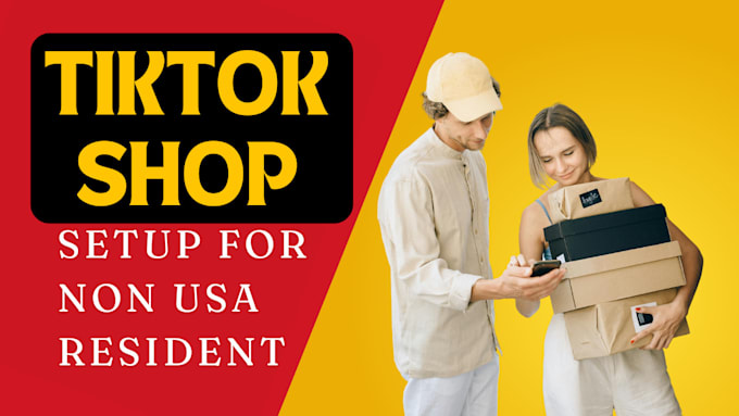 Gig Preview - Setup usa tiktok shop do tik tok shop setup usa tiktok shop for non us