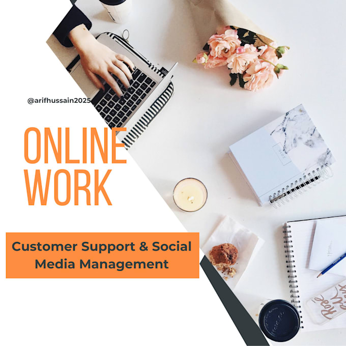 Gig Preview - Do your customer support work and social media management