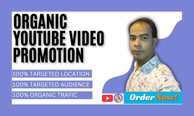 Gig Preview - Do target audience organic expert youtube video promotion