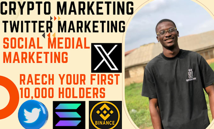 Gig Preview - Do crypto marketing, twitter marketing social medial marketing to 100x memecoin