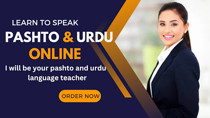 Gig Preview - Teach pashto and urdu online with interactive lessons