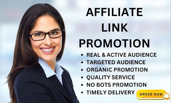 Gig Preview - Promote affiliate link promotion clickbank affiliate marketing