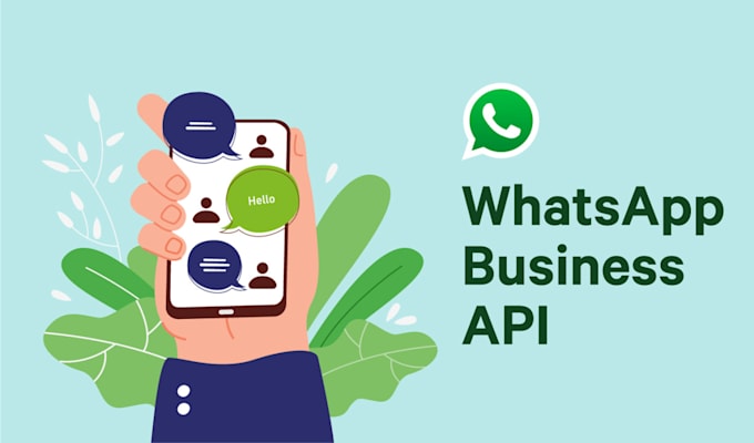 Gig Preview - Do whatsapp business API for bulk messaging chat automation