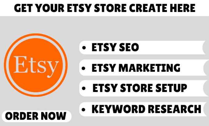 Gig Preview - Do etsy store creation, etsy store setup with etsy seo listing