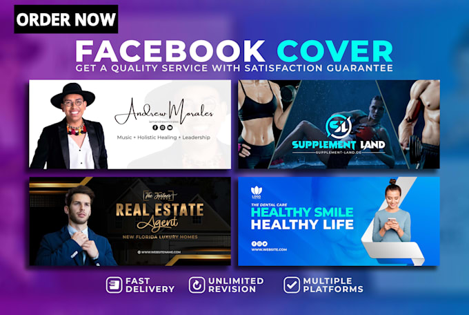 Bestseller - design facebook cover, youtube banner or social media header