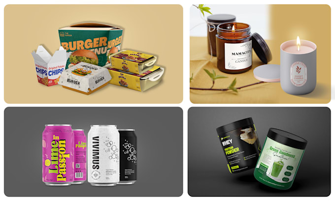 Gig Preview - Do food label, can label, drink label or candle label design in 24hrs