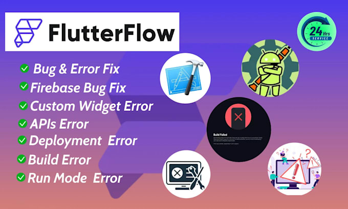 Gig Preview - Fix flutterflow bugs, flutter bugs, errors and issues