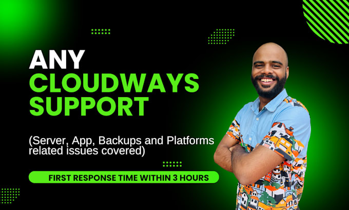 Gig Preview - Setup or fix,support on your cloudways server or application