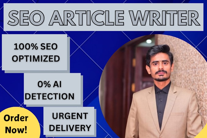 Gig Preview - Write SEO  articles or content for your website