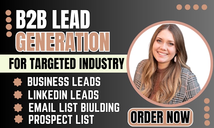 Gig Preview - Do b2b lead generation, prospect list, linkedin, and email list building