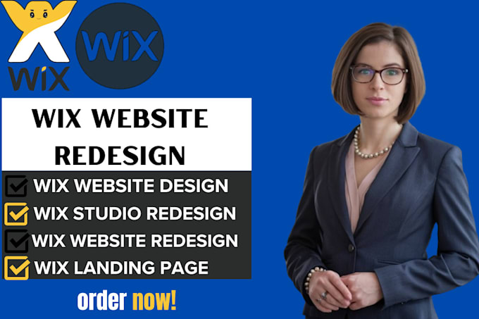 Bestseller - wix website design wix website redesign wix studio website wix landing page seo