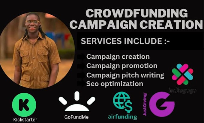 Bestseller - promote your crowdfunding kickstarter indiegogo fundrasing and gofundme campaign