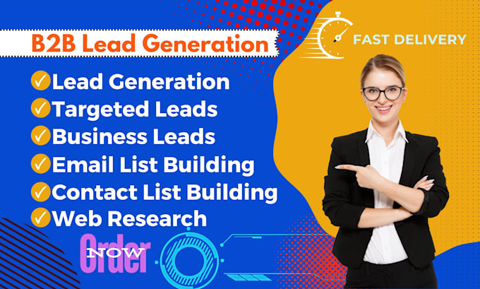 Bestseller - do b2b lead generation, targeted leads and email list building