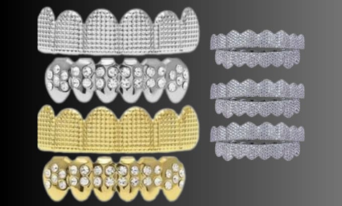 Gig Preview - Do any type of custom grillz teeth jewelry design, cgi knuckle ring design