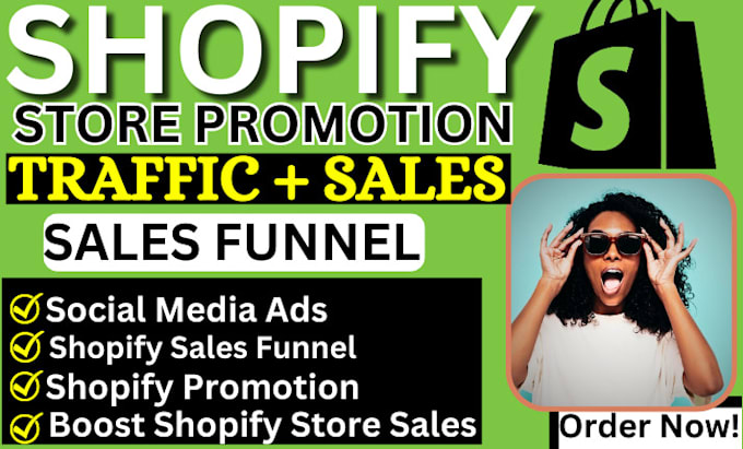 Gig Preview - Increase shopify sales ROI shopify marketing manager, etsy shop promotion SEO