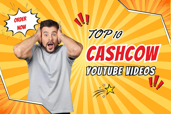 Gig Preview - Make viral top 10 cash cow faceless youtube videos