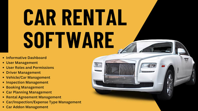 Gig Preview - Develop car rental management software