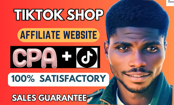 Gig Preview - Set up tiktok shop affiliate marketing system and cpa affiliate marketing