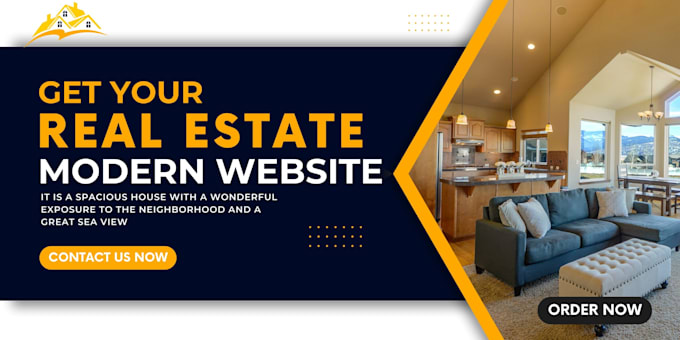 Gig Preview - Build a real estate landing page and website design