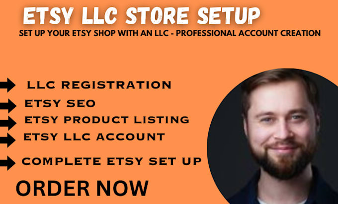 Gig Preview - Create a verified llc etsy shop with professional setup  and SEO