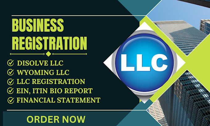 Bestseller - do USA llc registration, dissolve llc, wyoming llc, itin, ein tax id, bio report