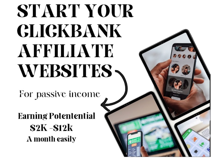 Gig Preview - Create clickbank travel affiliate websites for profits