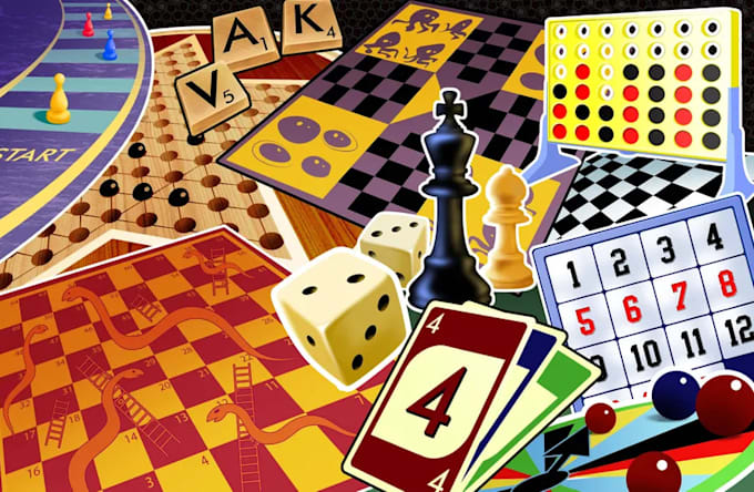 Gig Preview - Develop 2d 3d online multiplayer ludo game, chess game, board game, card game