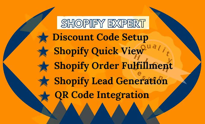 Gig Preview - Set up discount code setup,shopify quickview,lead generation,qr code integration