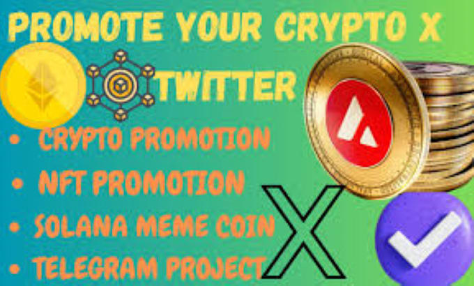 Gig Preview - Get crypto twitter x marketing, to 1m crypto enthusiast to 100x crypto investors