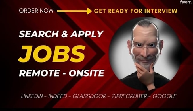 Gig Preview - Professionally search and apply upto 150 remote jobs for you