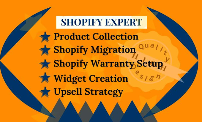 Gig Preview - Design product collection,shopify migration, warranty setup, widget creation