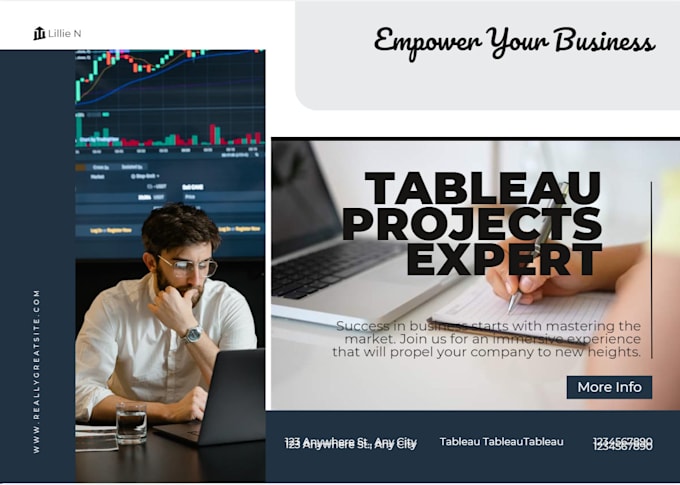 Bestseller - be your tutor in tableau projects