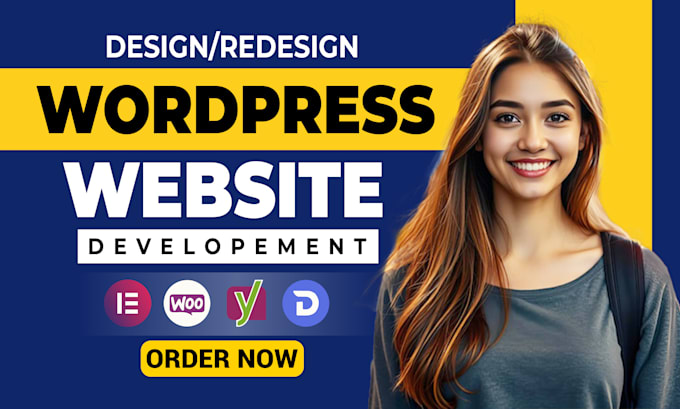 Gig Preview - Build wordpress website, revamp wordpress design, redesign website development