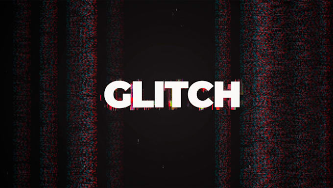 Gig Preview - Make animated glitch logo reveal