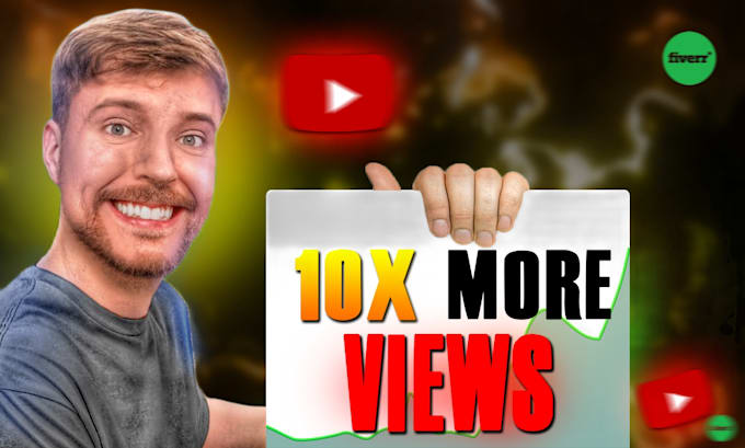 Gig Preview - Design viral  clickbait youtube thumbnail with in 1 hour