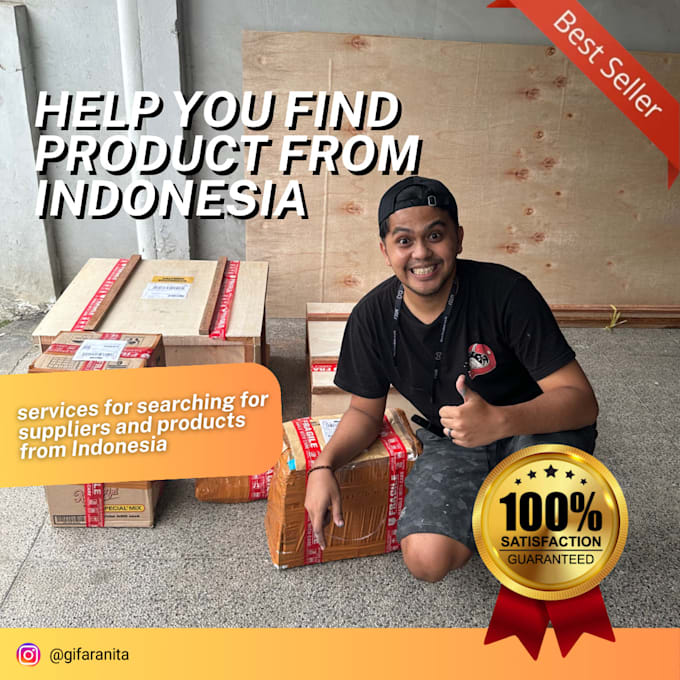 Bestseller - help you find product from indonesia and ship them