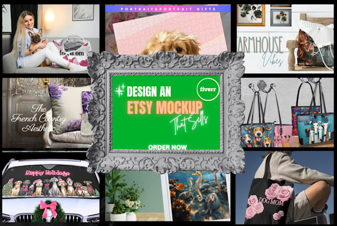 Gig Preview - Design gorgeous etsy mockups that adhere to etsy standards