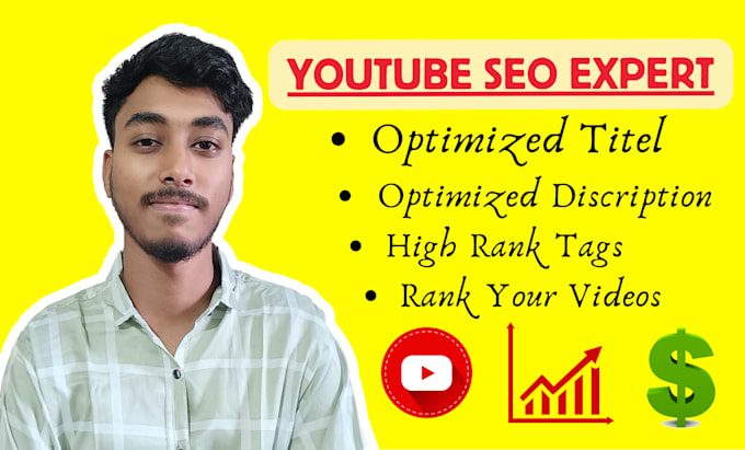 Bestseller - optimize your youtube channel and video SEO for top ranking